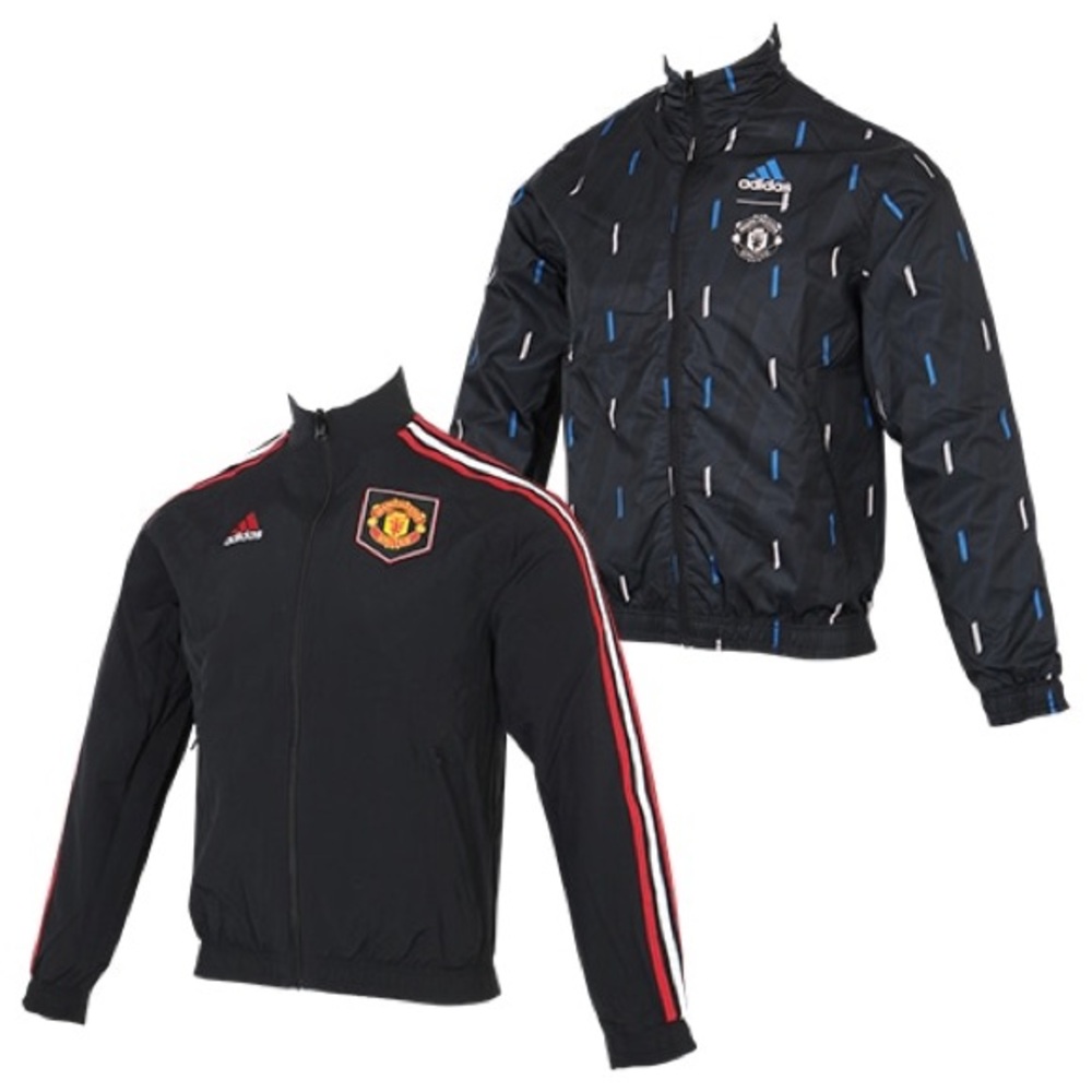 NWT adidas Manchester United Reversible Stadium Jacket | US M (Japan L)